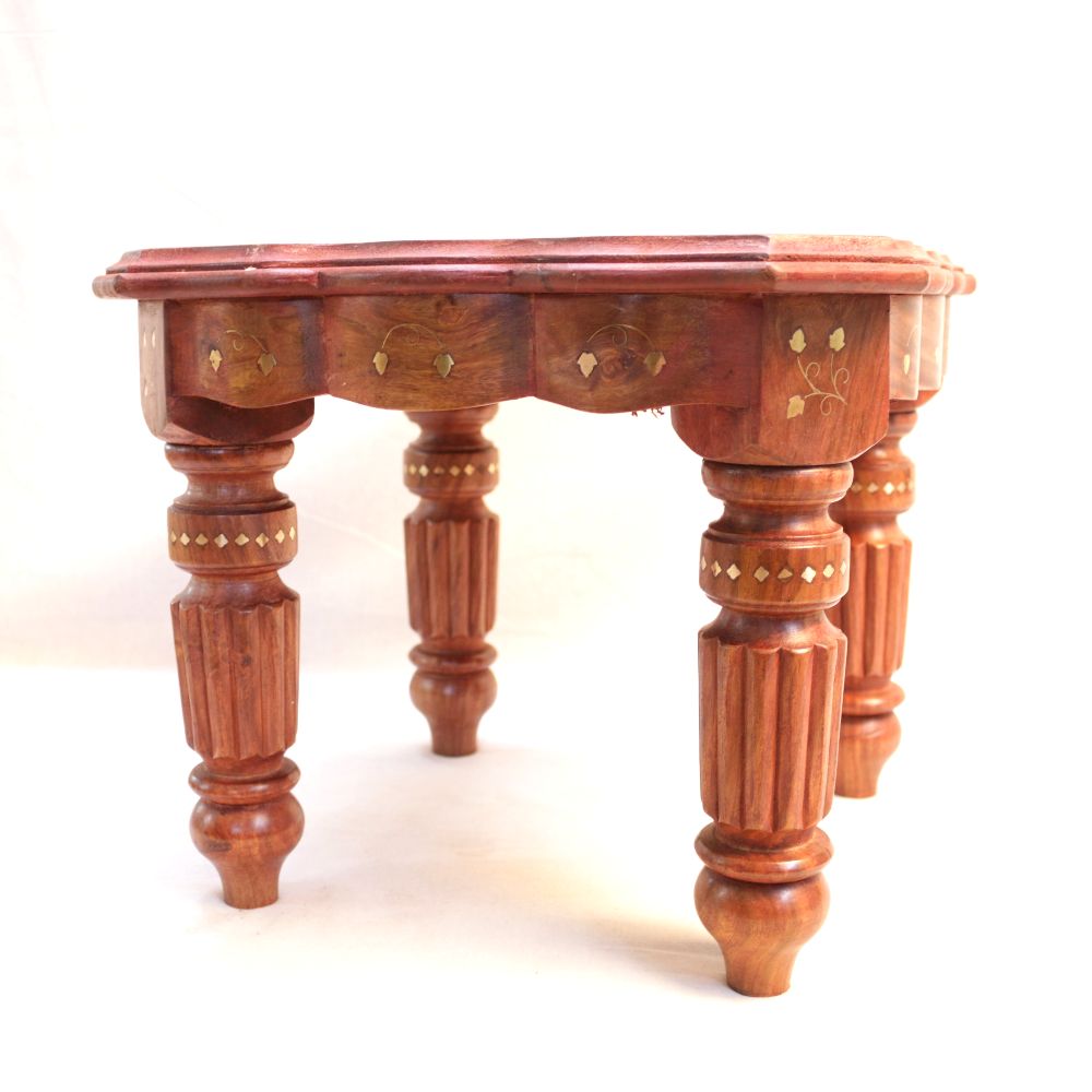 WOODEN TABLE 18 INCH