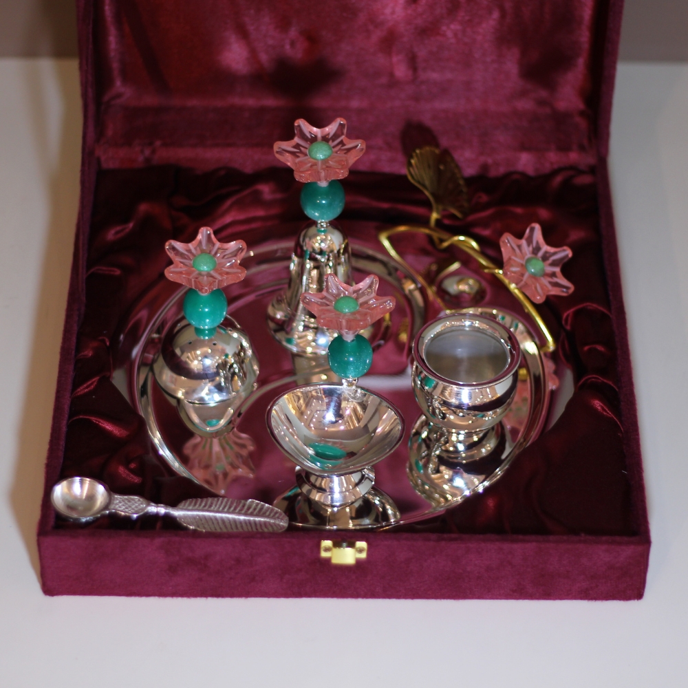 Pooja Thali Set 7014/9'' - 4