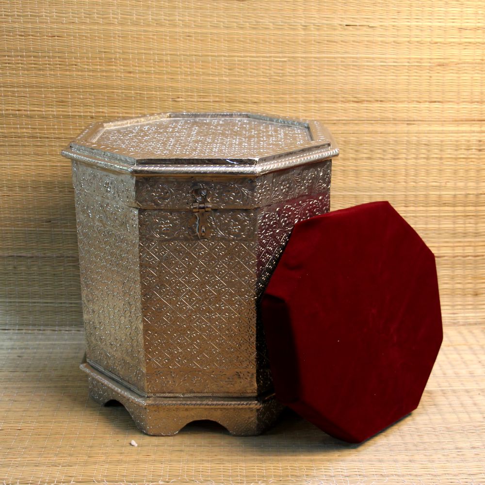 Wooden Silver Wedding  Tanki 14X14X14