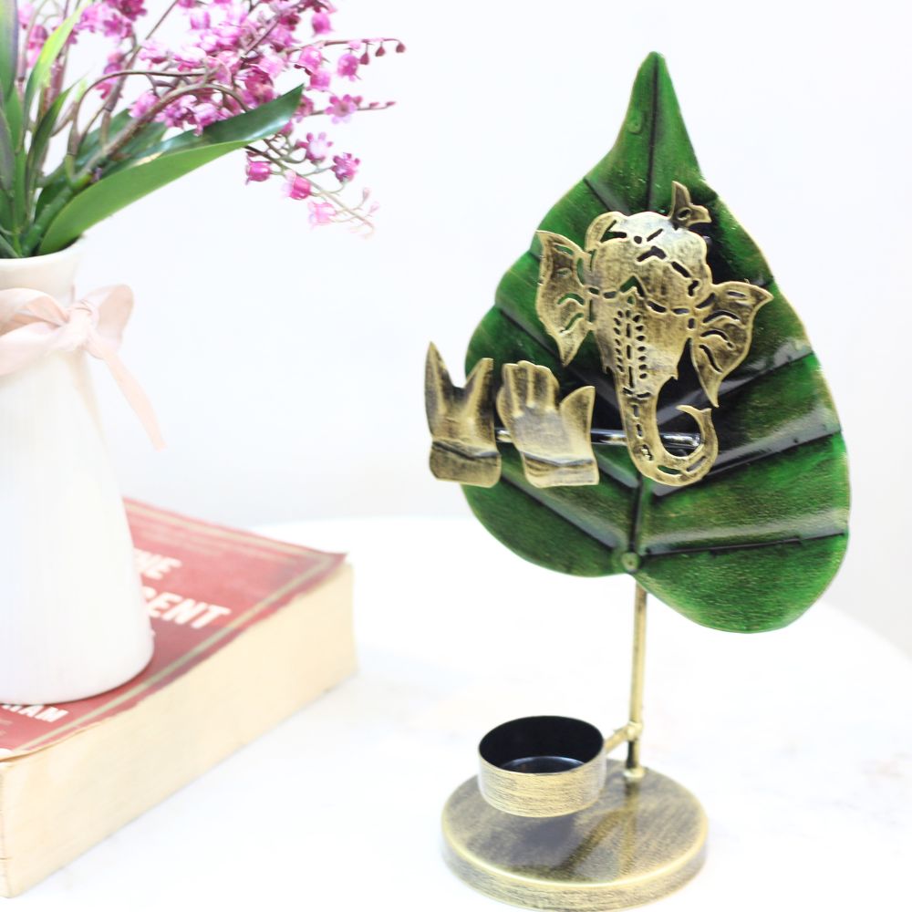 Ganesh Leaf Tea Light - 3