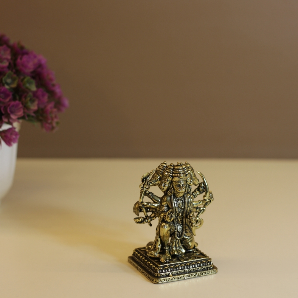Brass Panchmukhi Hanuman - 4