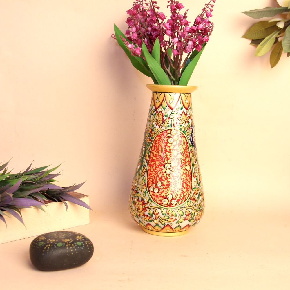 Marble China Flower Pot 9 Inch