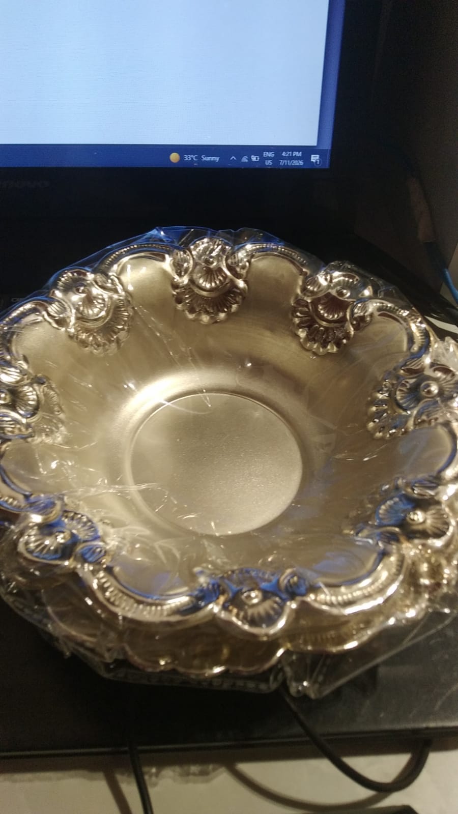 German Silver Nuxy Bowl Big