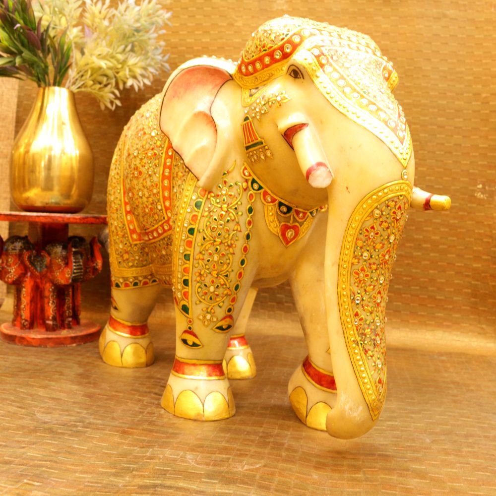 MARBLE ELEPHANT LARGE