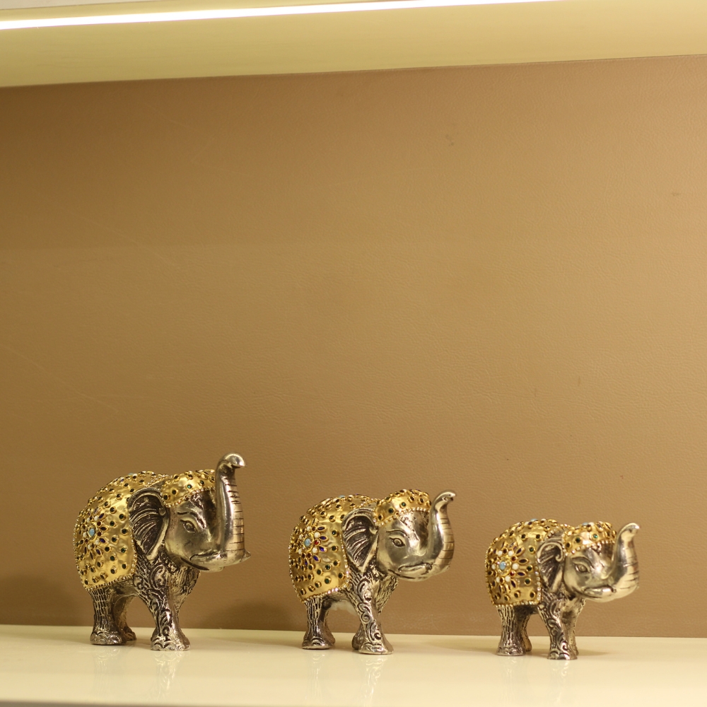 Elephant S/3 Golden Work