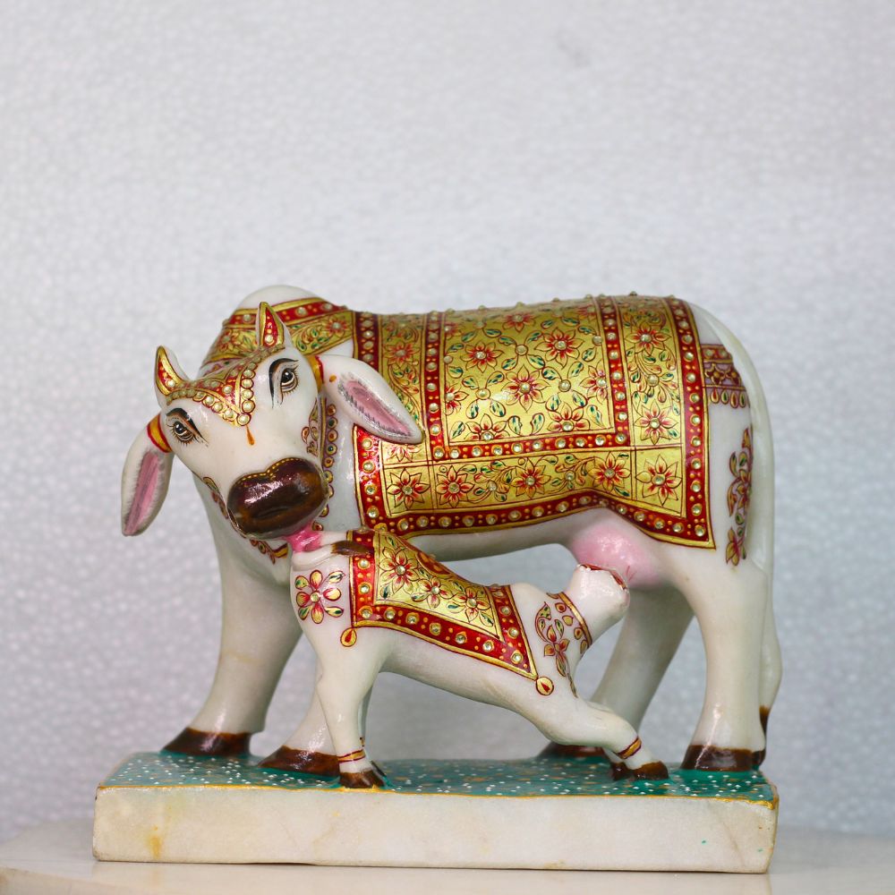 Marble Cow And Calf