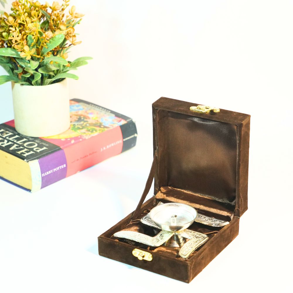 Swastik Diya With Box - 10