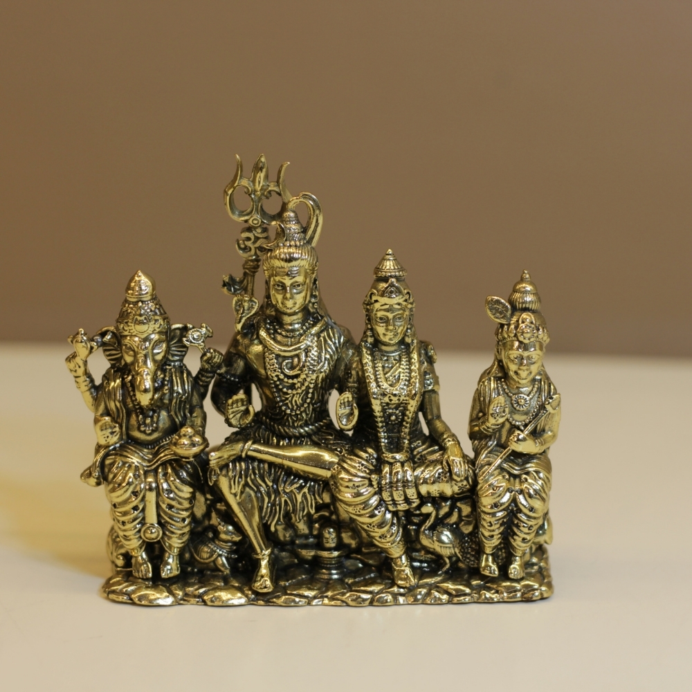 Brass Shiv Parivar Antique