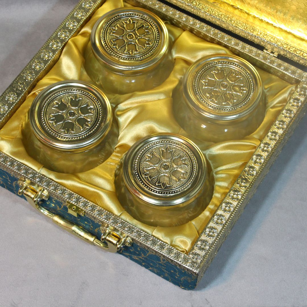 4 Jar DryFruit Box W/handle - 5