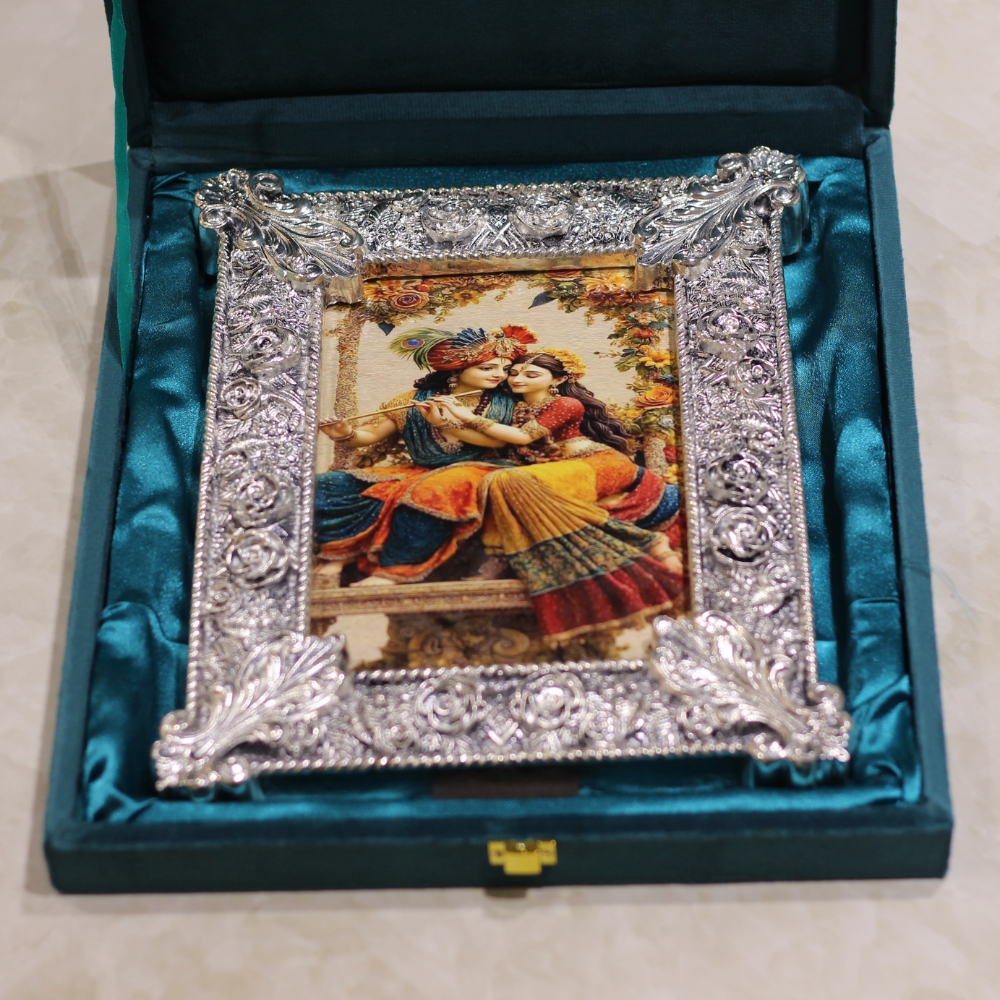 Flower Photo Frame 9'' - 4