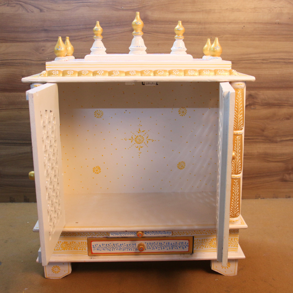 Wooden Printed  Mandir 26x10x24 - 5