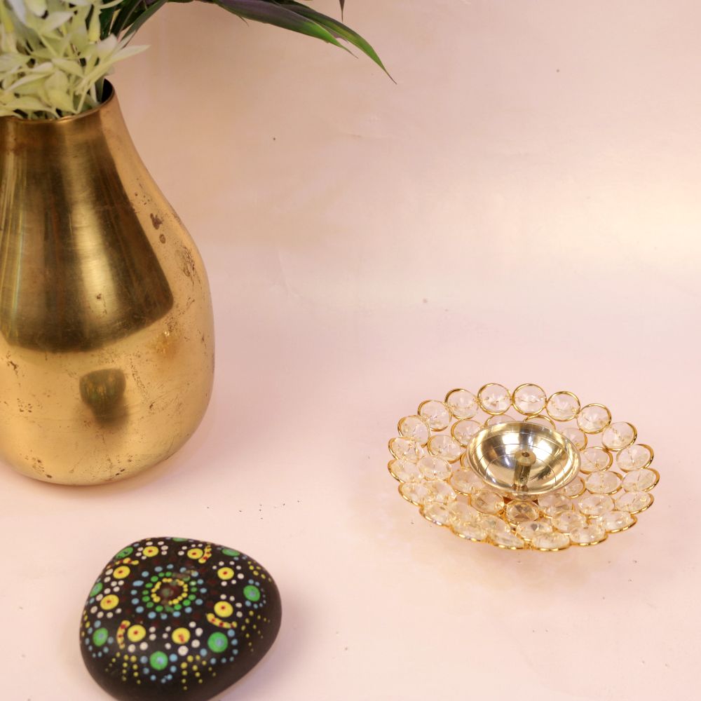 CRYSTAL DEEPAK GOLD LARGE