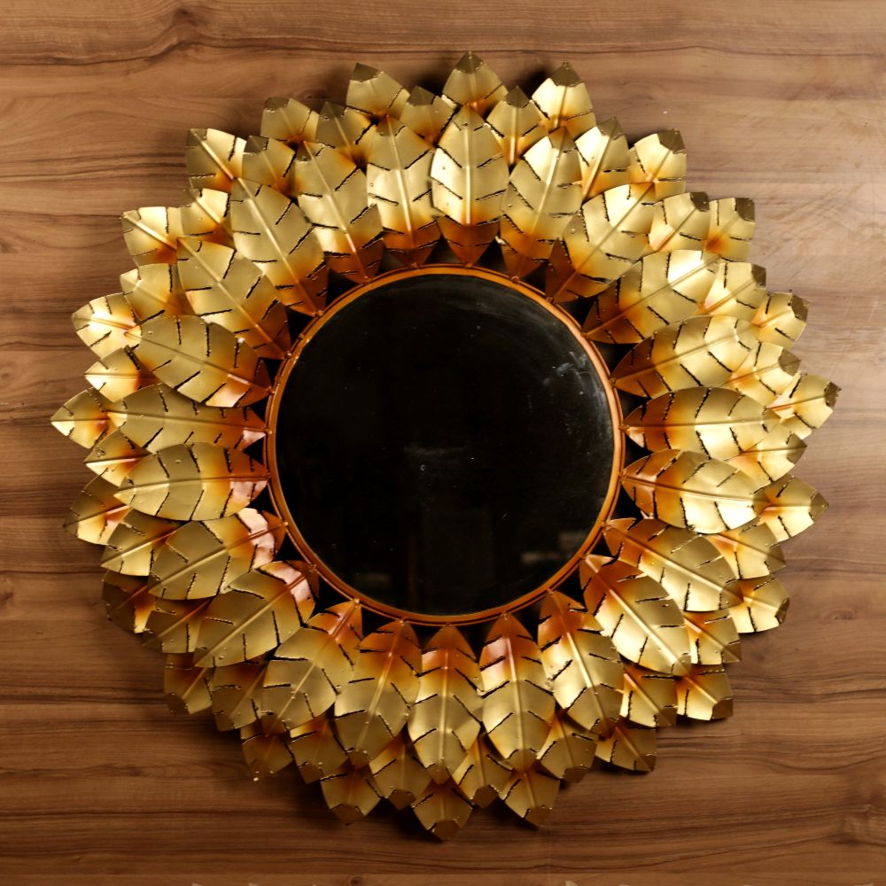 FUR WALL MIRROR
