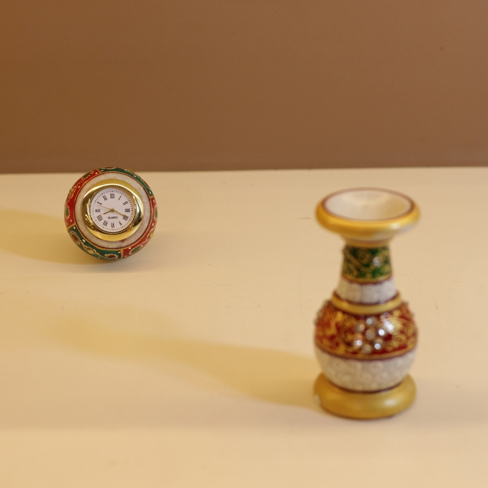 Marble Pillar Clock - 3