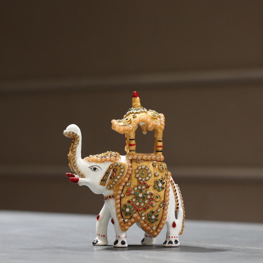 Ambabari Jewellery Gold Elephant 5'' - 5