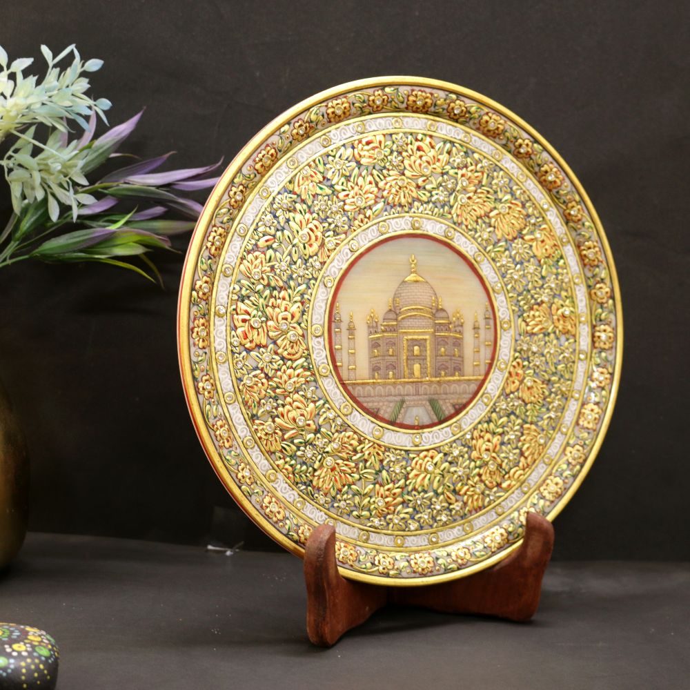 MARBLE PLATE TAJ MAHAL - 3