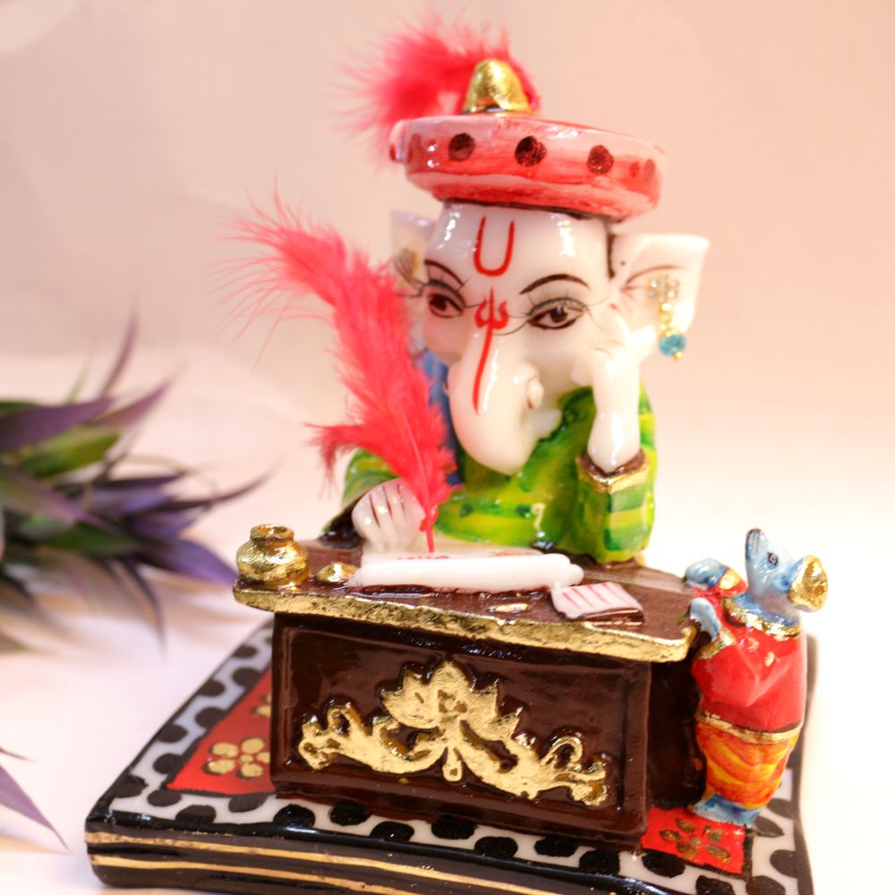 100005 Resin Munim Ganesh Ji - 3