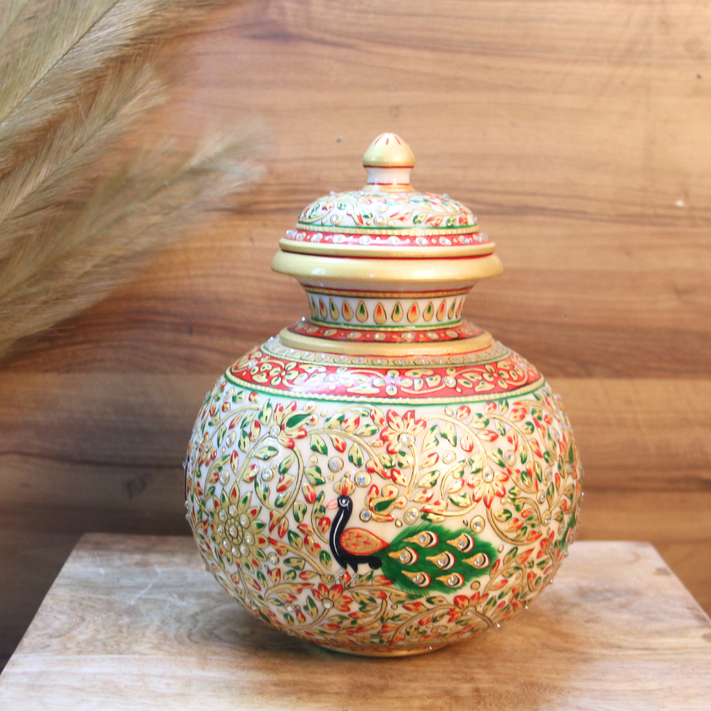 Marble Printed Matki - 3