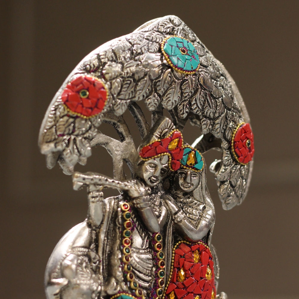 Radha Krishna Tree Stone Work - 5