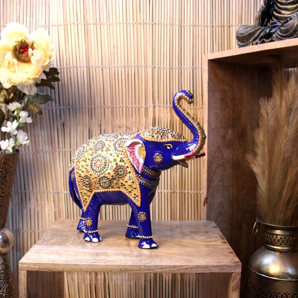 Metal Elephant Jewellery Work 12''