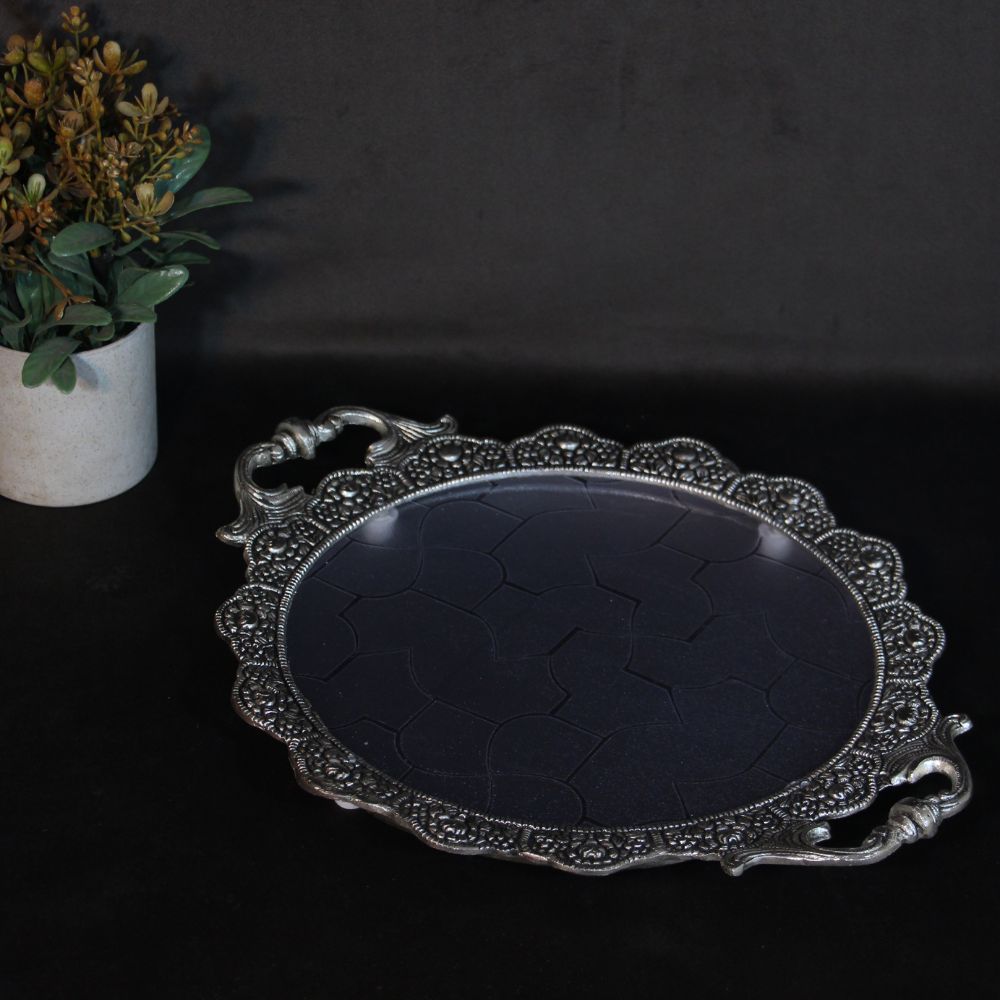 Metal Round Tray (Fibre) - 5