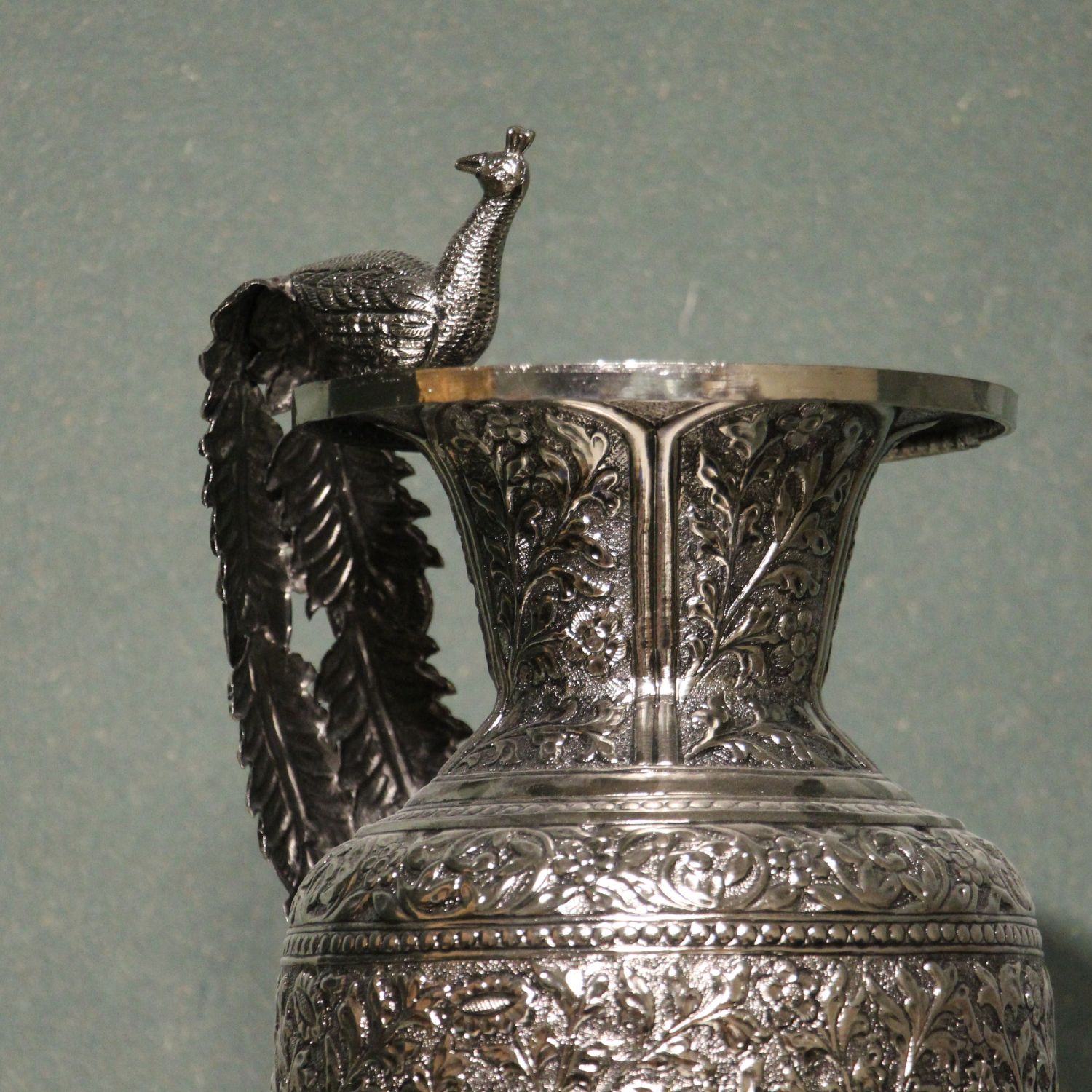 Brass Peacock Flower Pot - 5