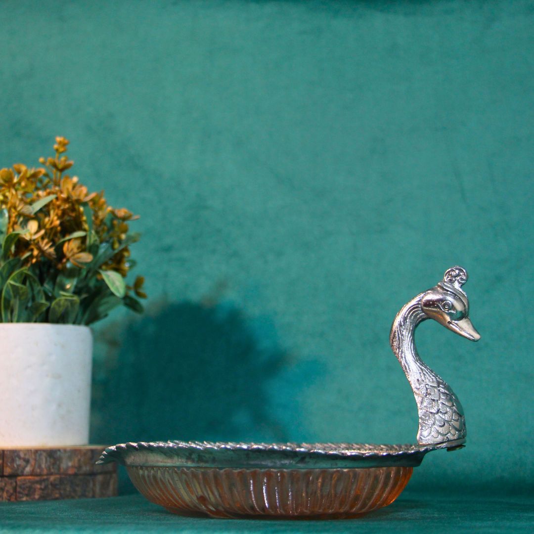 Paan Tray Peacock Plate - 4