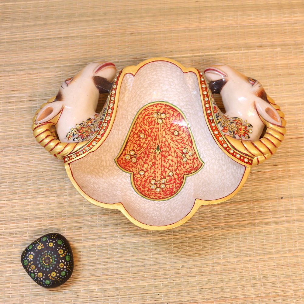 MARBLE HORSE BOWL - 3