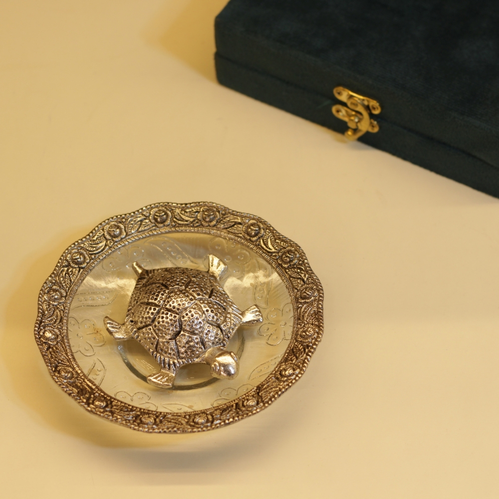 Metal Tortoise Plate W/b - 4