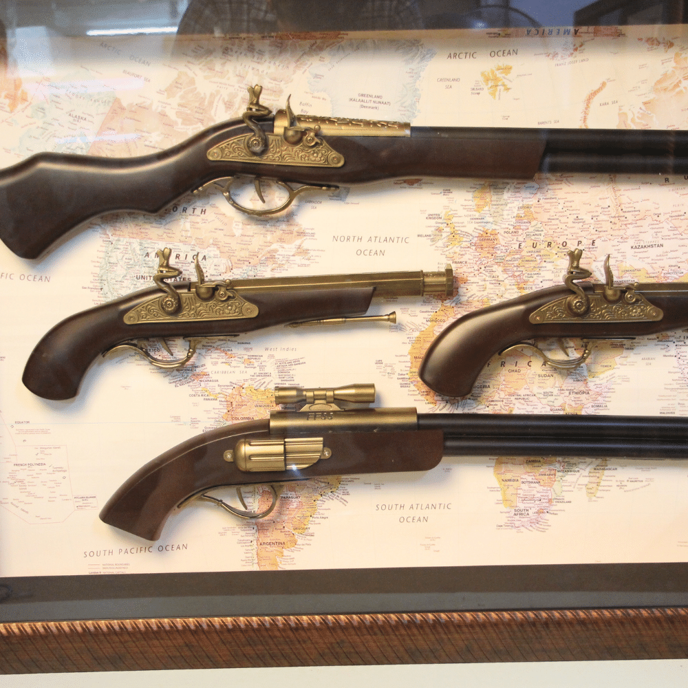 Gun With Frame