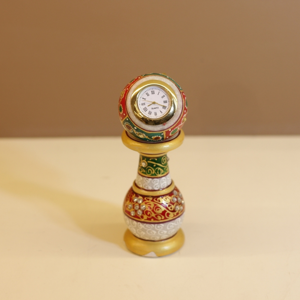 Marble Pillar Clock