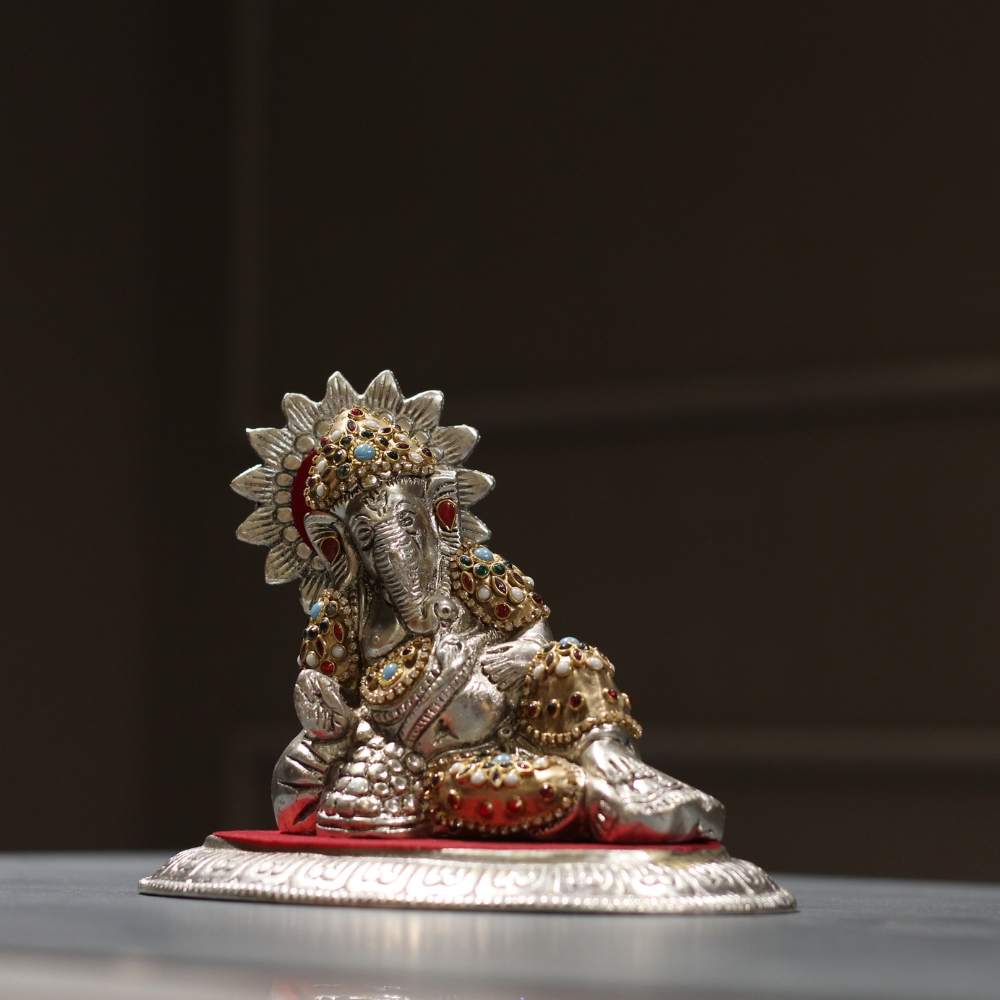 Lete Ganesh Golden Work