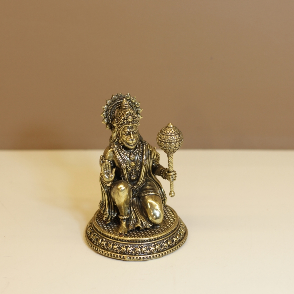 Brass Antique Hanuman