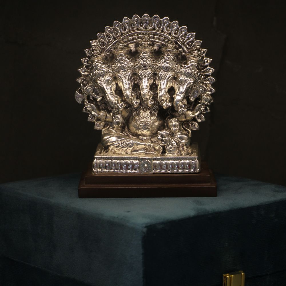 5 Face Ganesh Ji 13'' W/b - 5