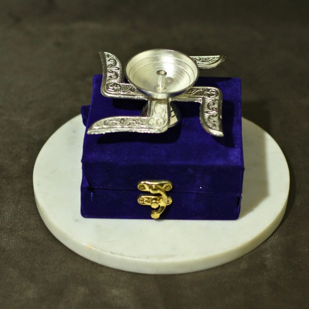 Swastik Diya With Box - 5