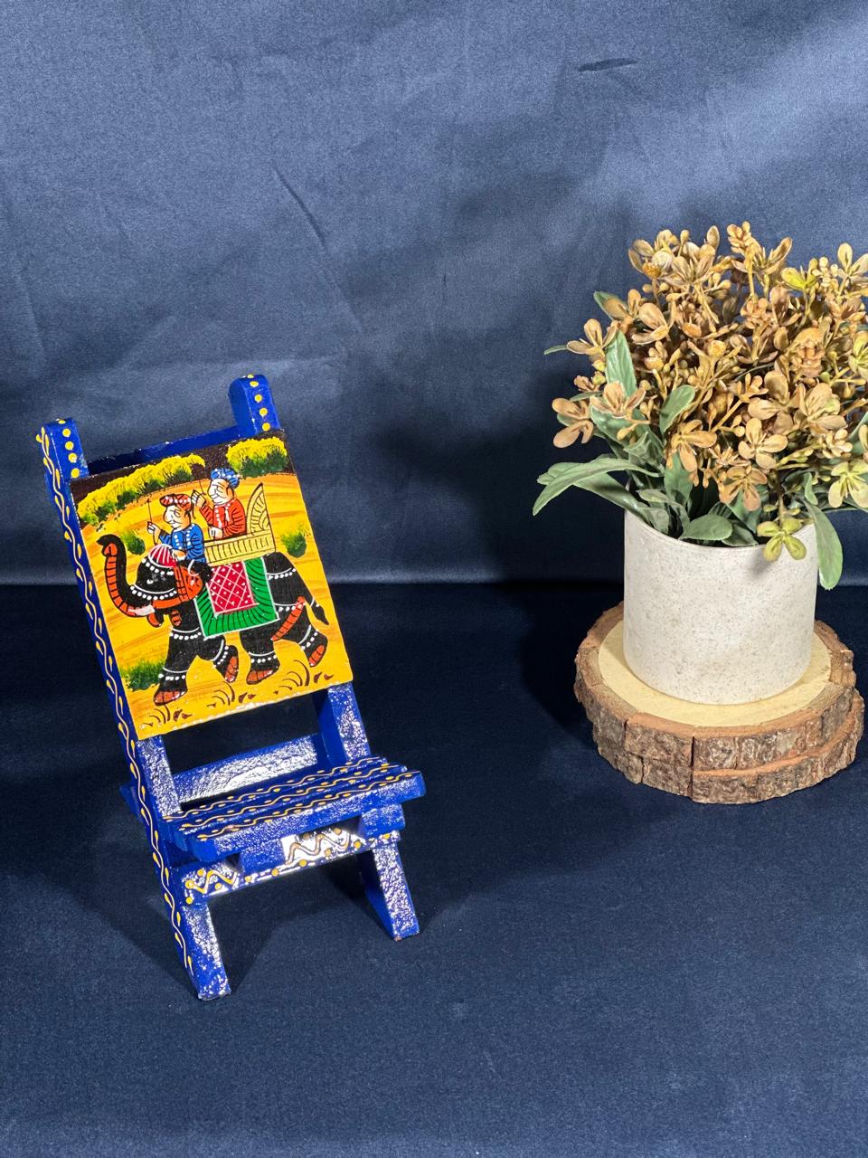 Painted Mobile Chair - 4