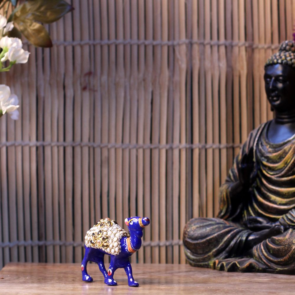 Metal Stone Camel 3 Inch