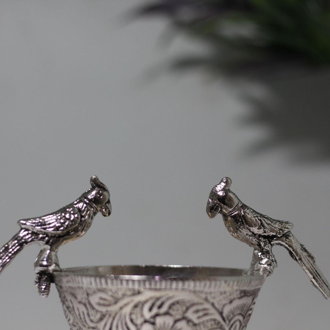 Metal Parrot Bowl - 5