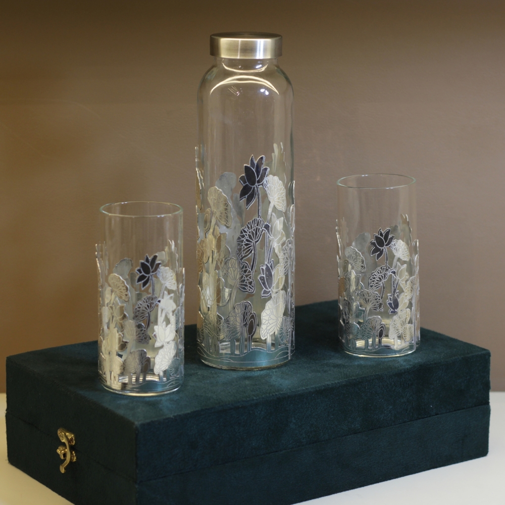 New Bottle 2 Glass Set