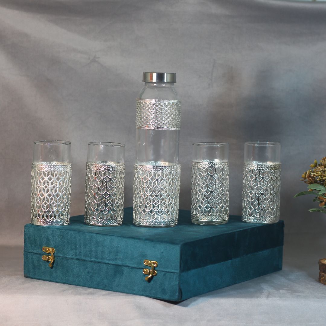 Bottle 4 Glass Set W/box - 5