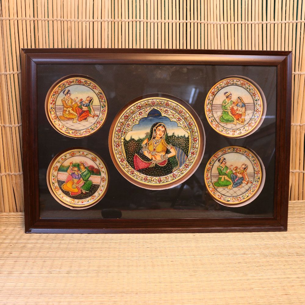 MARBLE PAINTING PHOTO FRAME 18X26
