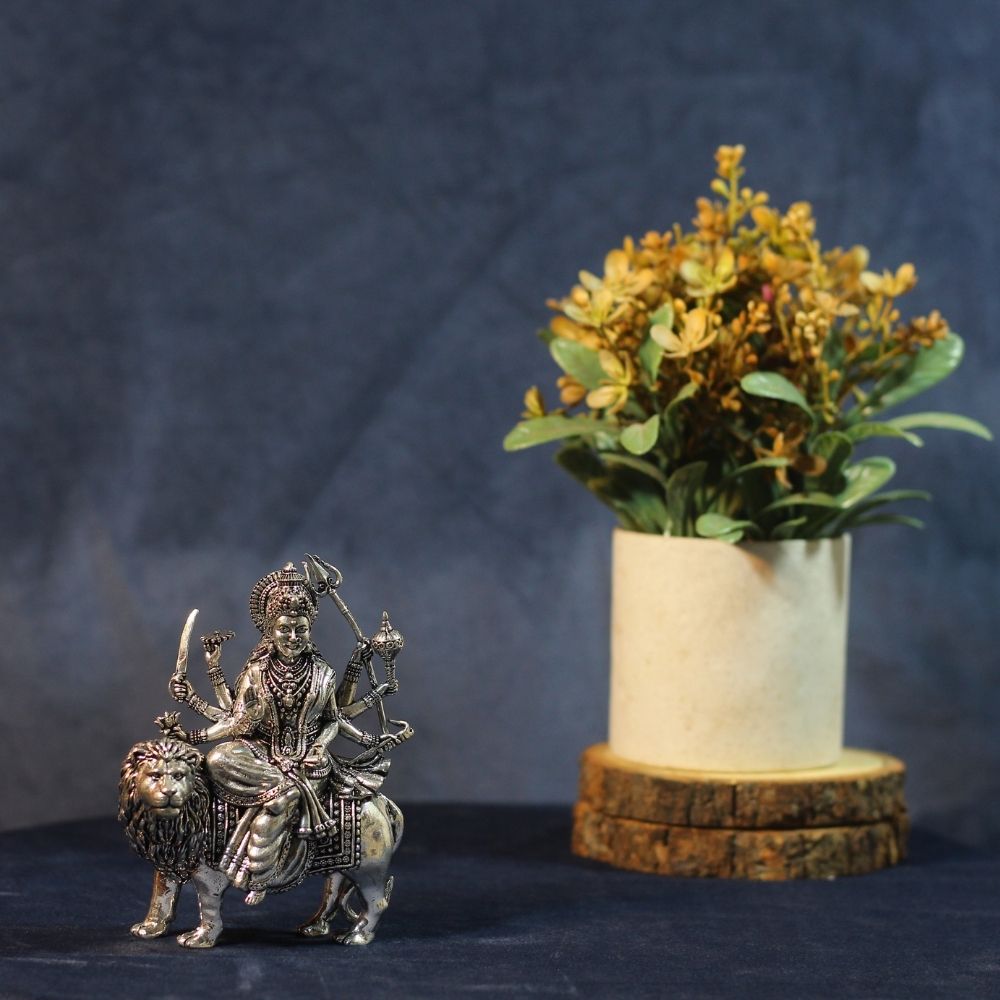 Brass Durga Maa Small - 4