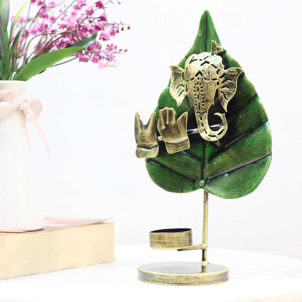 Ganesh Leaf Tea Light - 4