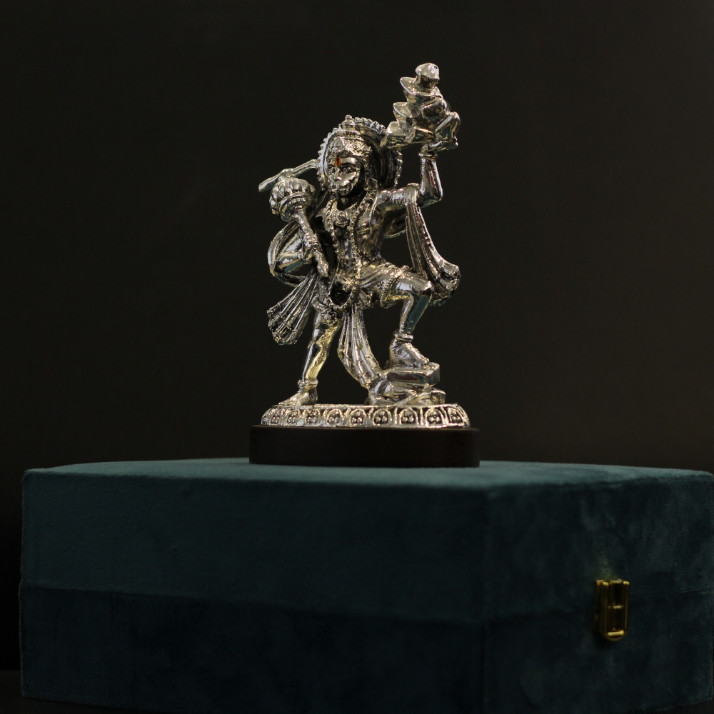 Hanuman Ji Silver W/box - 4