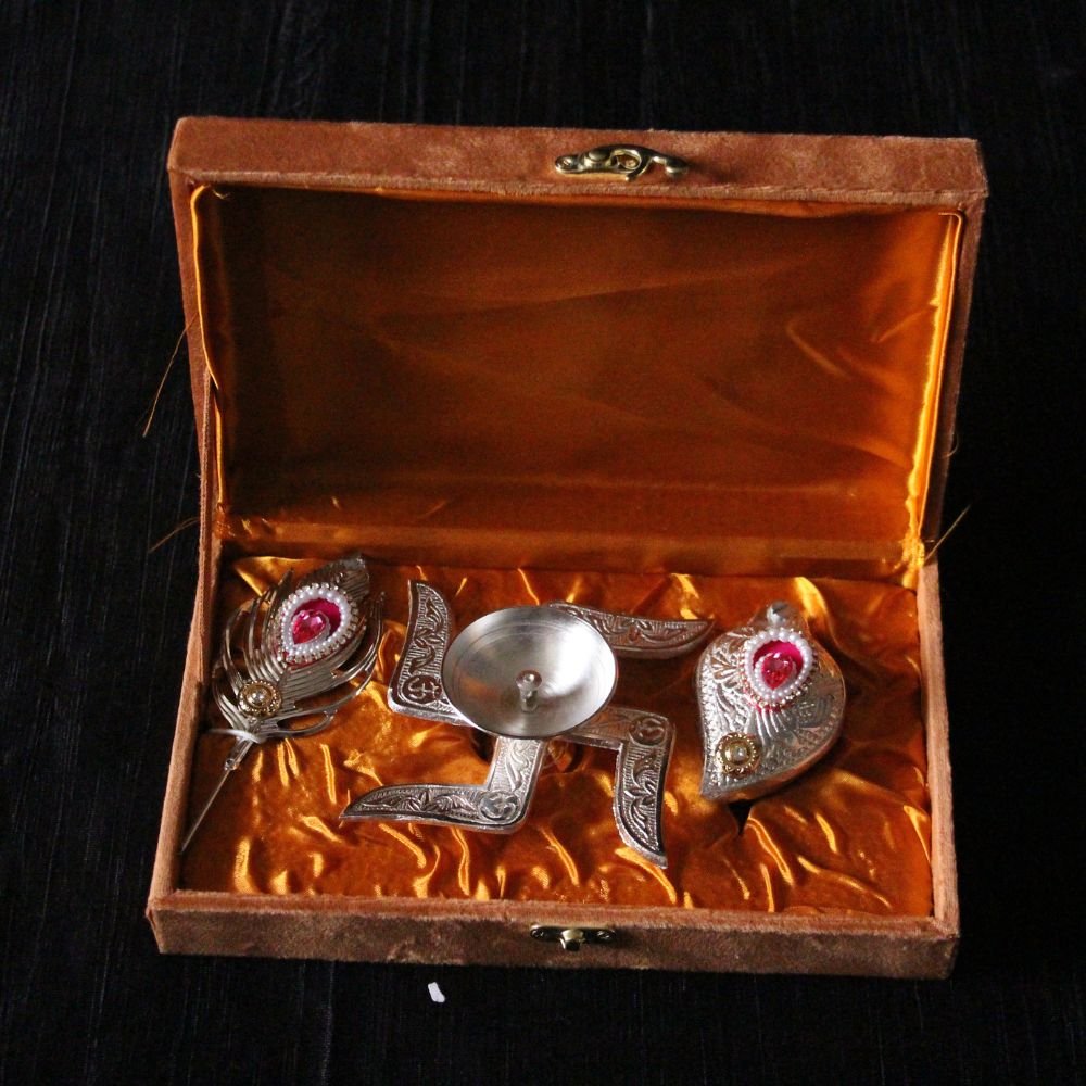 Swastik Tilak Chopda Mina W/box