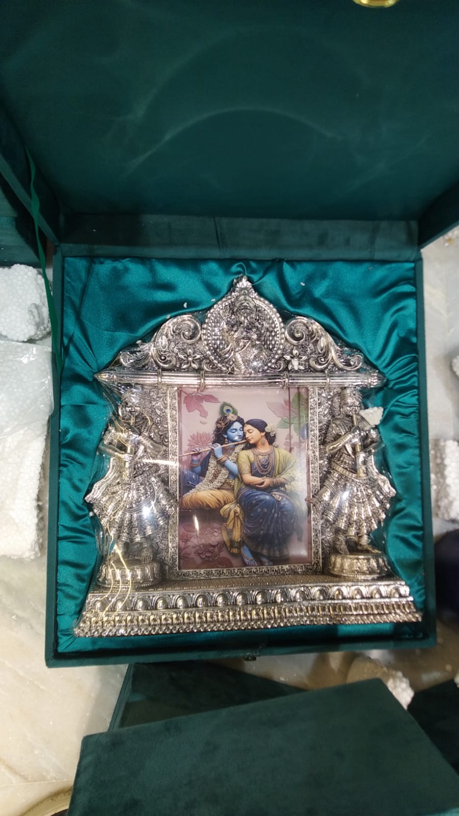 Photo Frame 2 Lady Silver W/b