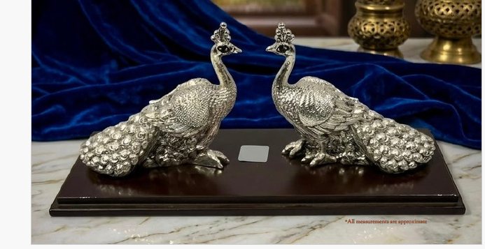Peacock Feather Pair
