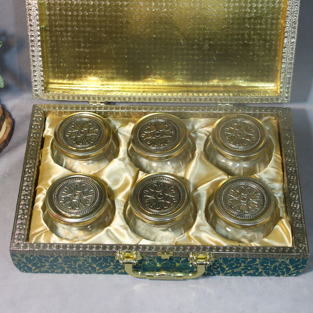 6 Jar DryFruit Box W/handle - 5