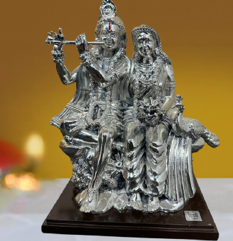 Sitting Radha Krishna 13''