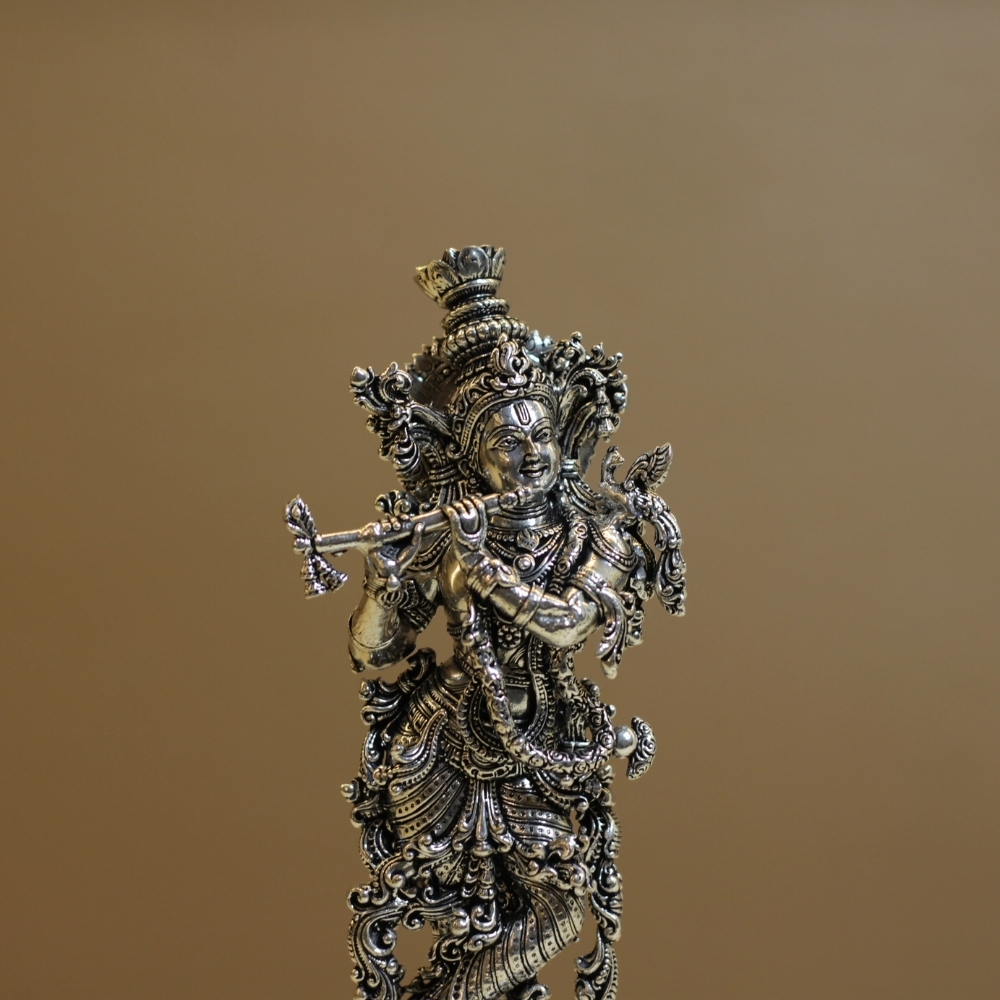 Brass Standing Krishna - 4